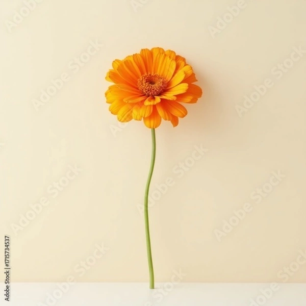 Obraz orange flower on a isolated background