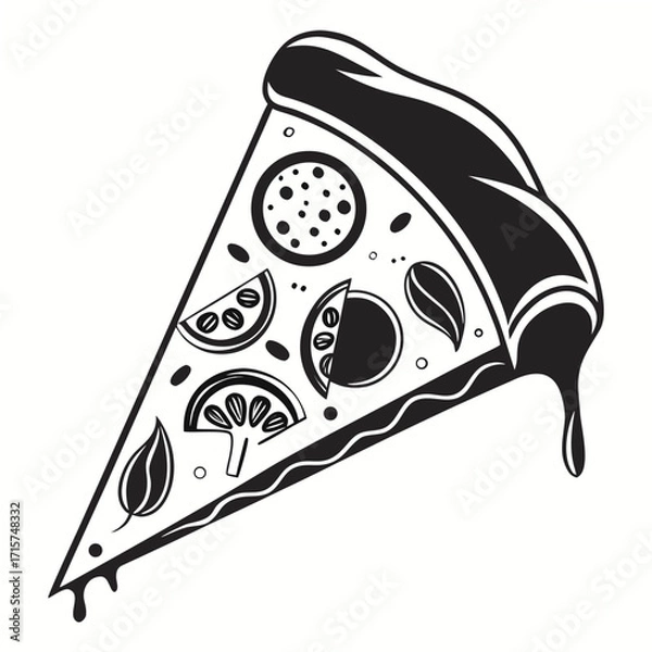 Obraz slice of pizza