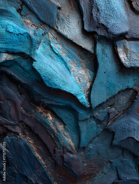 Fototapeta Wall, concrete abstract background, texture or wallpaper. Neural network AI generated art