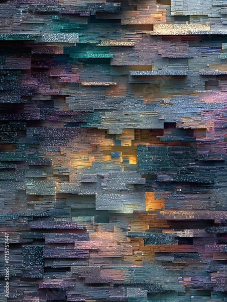 Fototapeta Wall, concrete abstract background, texture or wallpaper. Neural network AI generated art