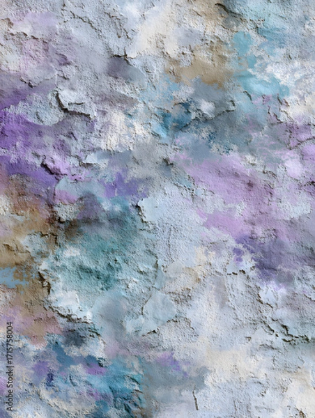 Fototapeta Wall, concrete abstract background, texture or wallpaper. Neural network AI generated art