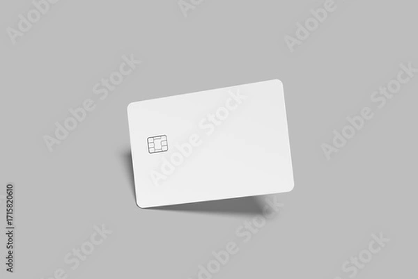 Obraz Credit Card Blank Mockup with shadow