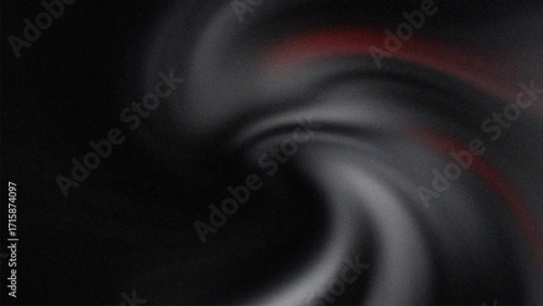 Fototapeta Fabric waves and white glow below. Blurry abstract background.