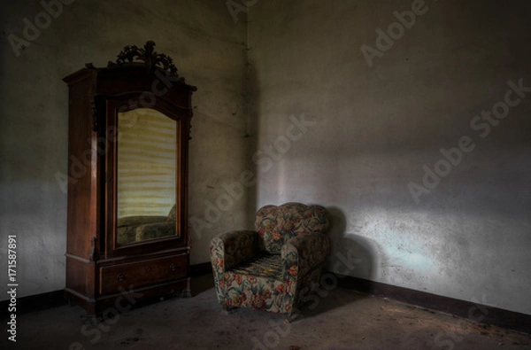 Obraz Chair and Mirror