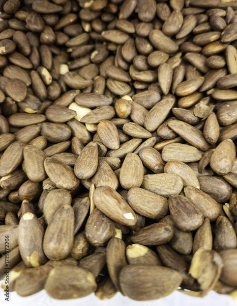 Obraz Raw almonds in a store