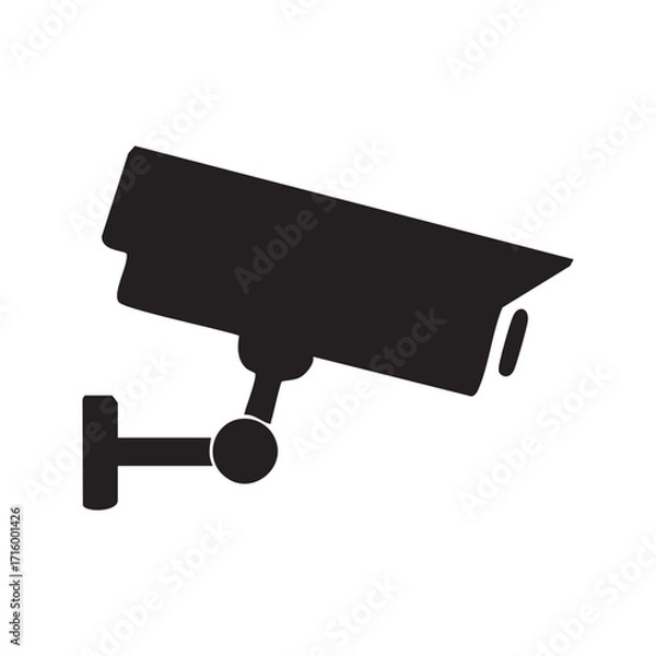 Fototapeta Surveillance Camera A Symbol of Security and Monitoring Providing a Sense of Protection and Watchfulness in Various Environments