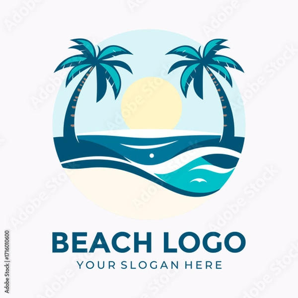 Obraz Beach Logo