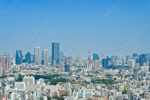 Obraz 日本の首都東京の都市風景