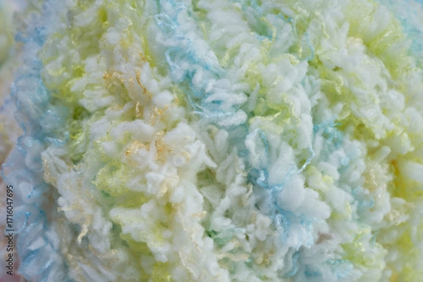Fototapeta パステルカラーの毛糸の模様