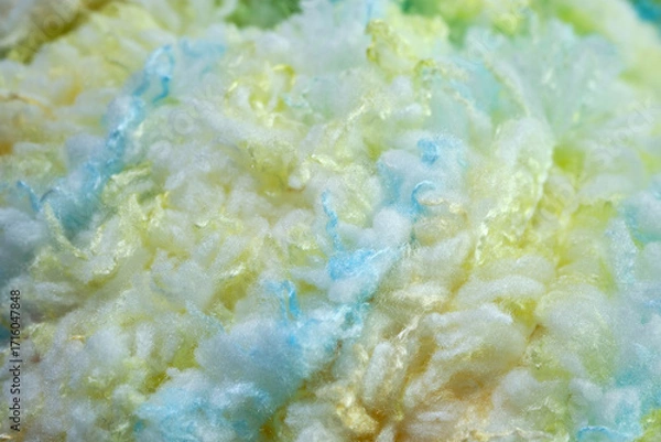 Fototapeta パステルカラーの毛糸の模様