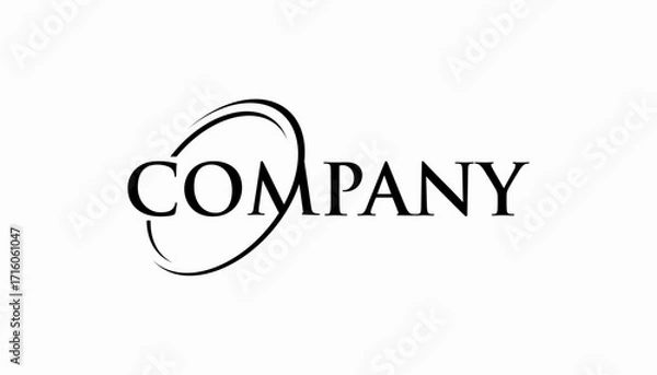 Fototapeta M letter company logo design