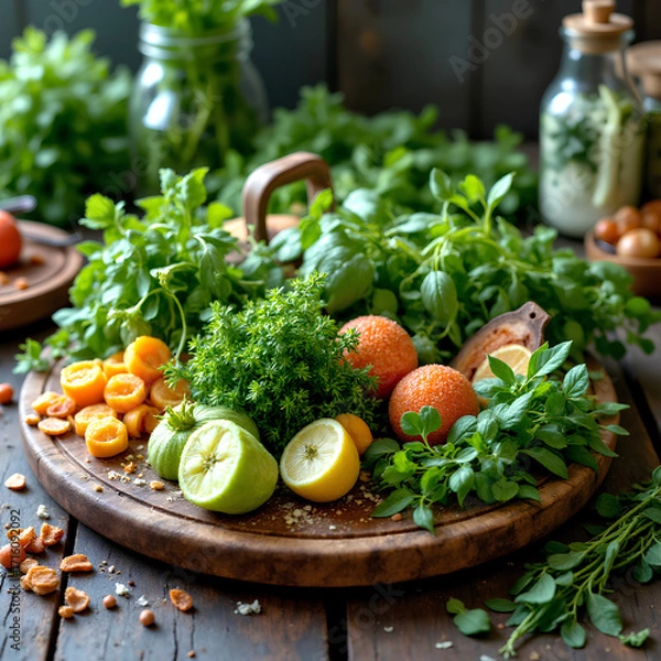 Obraz fresh vegetables on the table