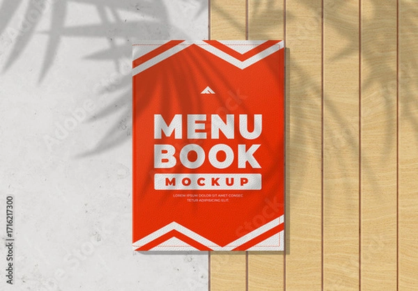 Fototapeta Menu Book Mockup