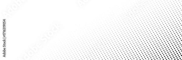 Fototapeta halfton pattern dot background texture overlay grunge distress linear vector. modern style