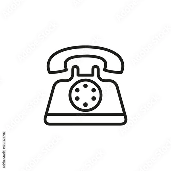 Obraz telephone icon transparent