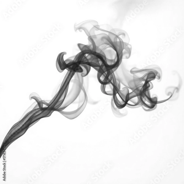Obraz smoke with transparent background PNG and JPEG image