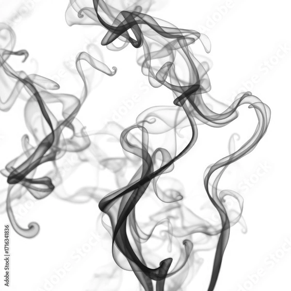 Obraz smoke with transparent background PNG and JPEG image