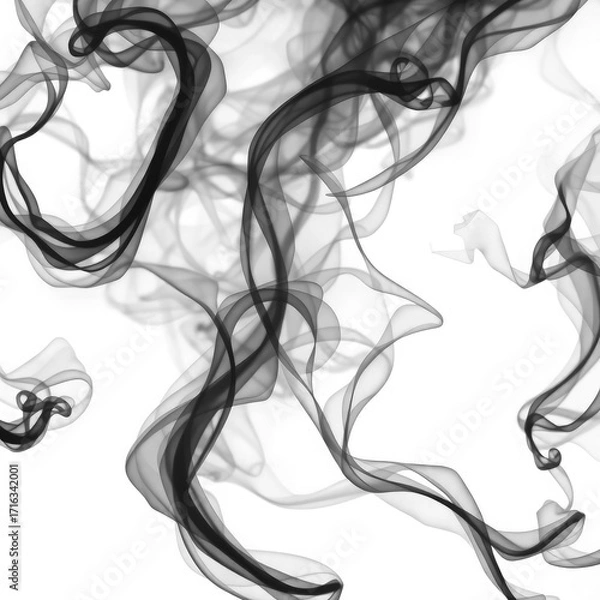 Obraz smoke with transparent background PNG and JPEG image