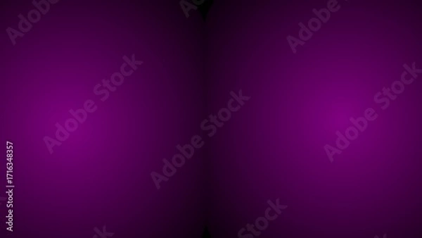 Fototapeta A vibrant abstract background featuring deep purple tones with smooth gradients, creating a symmetrical glowing effect that radiates from the center, evoking a modern and futuristic atmosphere.