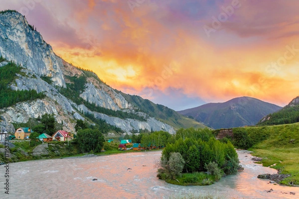 Obraz mountain white boom