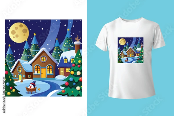 Obraz Keep calm it's almost Christmas, quote stylish t-shirt and apparel trendy design and typography lettering, print, vector, illustration design.