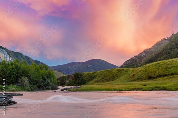 Obraz mountain white boom