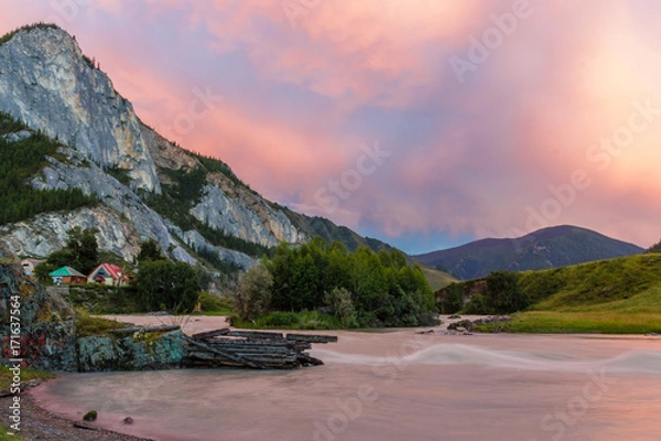 Obraz mountain white boom