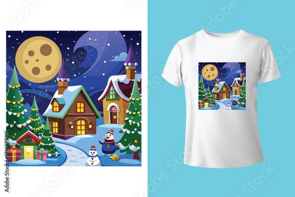 Obraz Keep calm it's almost Christmas, quote stylish t-shirt and apparel trendy design and typography lettering, print, vector, illustration design.