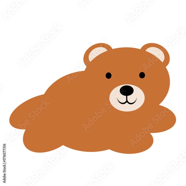 Obraz Teddy bear crawling