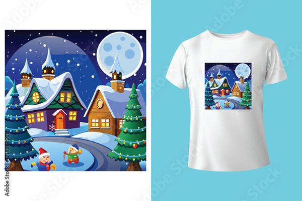 Obraz Keep calm it's almost Christmas, quote stylish t-shirt and apparel trendy design and typography lettering, print, vector, illustration design.