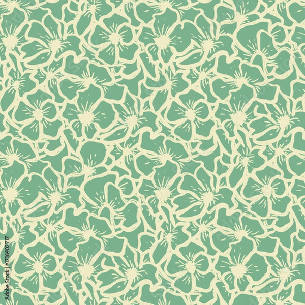 Fototapeta seamless pattern with golden dewdrop