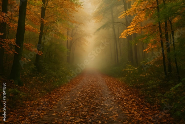 Obraz path in the woods