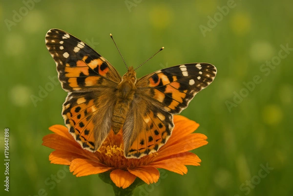 Obraz butterfly on a flower