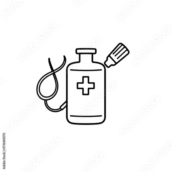 Obraz medicine bottle icon