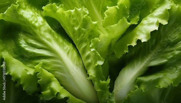 Fototapeta The Texture Of The Leaves Of Salad