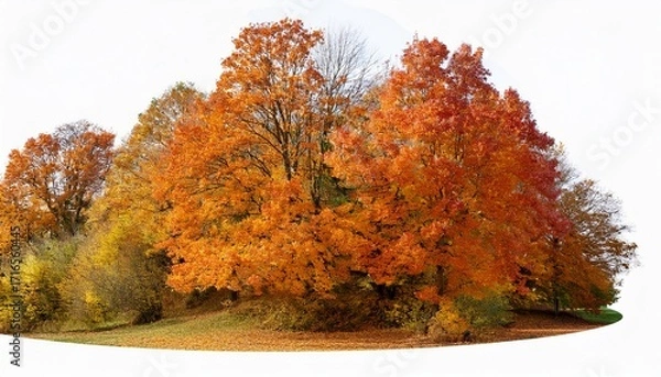 Fototapeta Autumn Sale Banner For Online Businesses Webpages Etc Isolated On Transparent Background