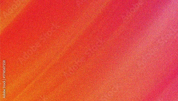 Fototapeta red–orange gradient grainy textured abstract background