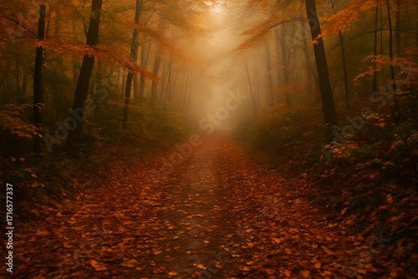 Obraz path in the woods