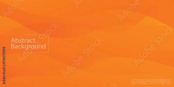 Fototapeta Art & Illustration. Abstract Background Orange wave for wallpaper, backdrop, etc. Vector EPS10