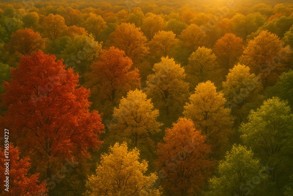 Obraz Golden Forest Canopies
