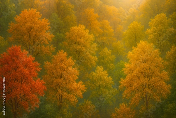 Obraz Golden Forest Canopies
