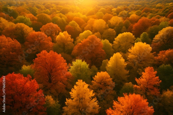 Obraz Golden Forest Canopies