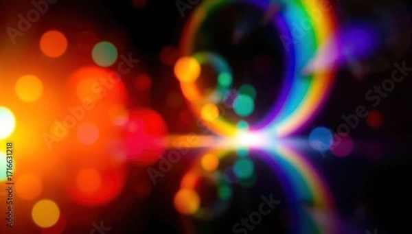 Fototapeta abstract colorful lights