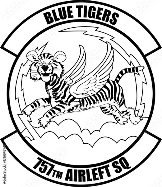 Obraz 757tm Airleft Squadron