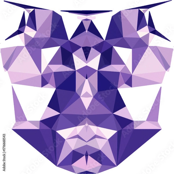 Fototapeta abstract geometric polygonal background