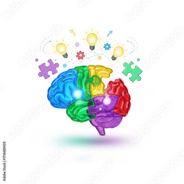 Fototapeta Artificial Intelligence Innovation and Creative Ideas
