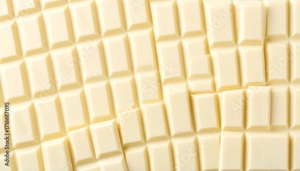 Obraz Close-up of white chocolate bars