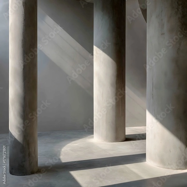 Fototapeta corridor with columns