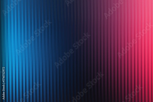 Fototapeta Abstract vertical lines with a gradient from blue to red creating a modern design element
