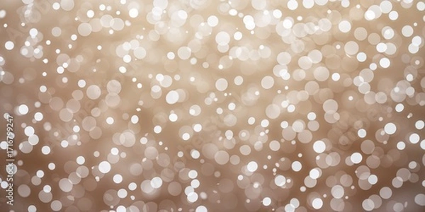Fototapeta Elegant bokeh background with soft focus and blurred lights, perfect for luxury branding, festive celebrations, and creative design projects